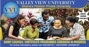List of Courses Offered at Valley View University, VVU - 2019/2020