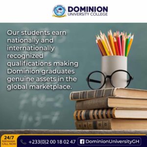 List of Courses Offered at Dominion University College, DUC - 2022/2023