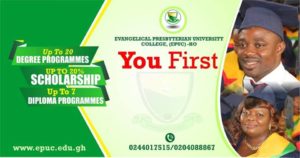 Evangelical Presbyterian University College, EPUC Admission Requirements - 2023/2024
