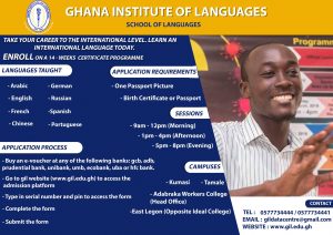 Ghana Institute of Languages, GIL Admission Requirements - 2020