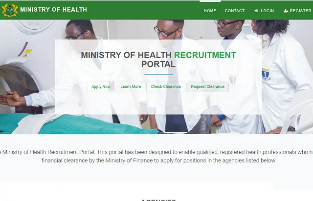 Ministry of Health (MOH) Recruitment Portal