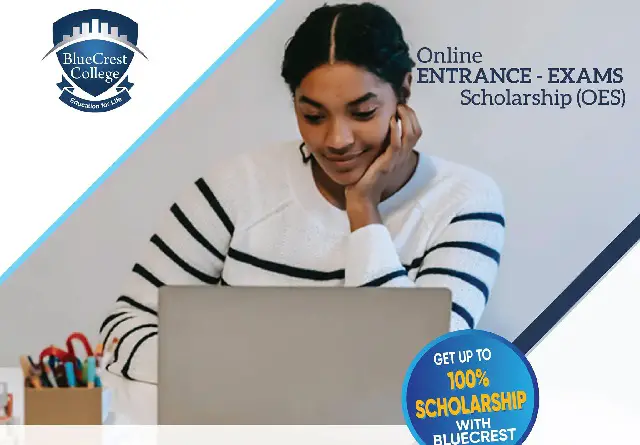 Bluecrest Online Entrance Exam Scholarship