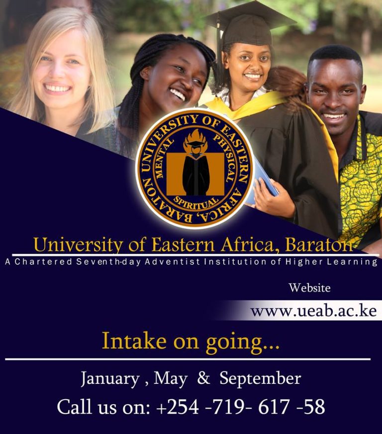 University of Eastern Africa Baraton, UEAB Online Application Forms - 2023/2024 Admission 