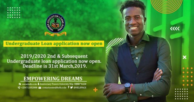 HELB Undergraduate Bursaries/Loans for Kenyan Students - 2022/2023