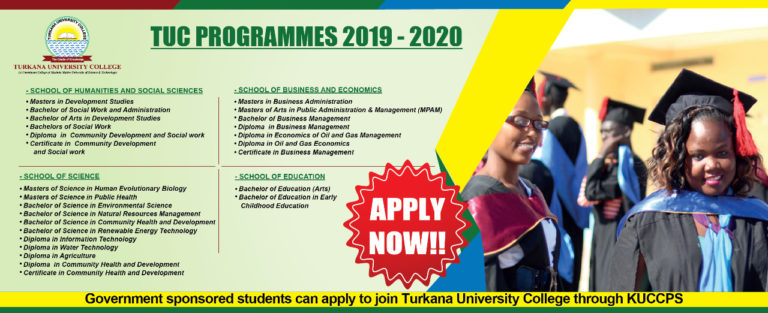 Turkana University College, TUC Admission Requirements: 2025/2026