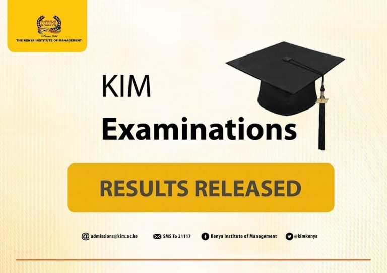 Kenya Institute of Management, KIM September 2019 Exam Results