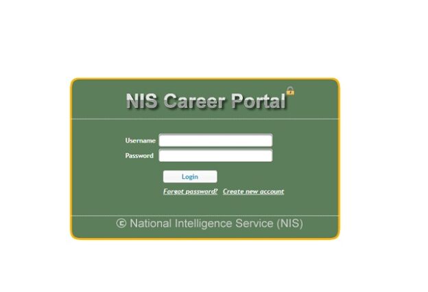 NIS Career Portal Login: www.nis.go.ke