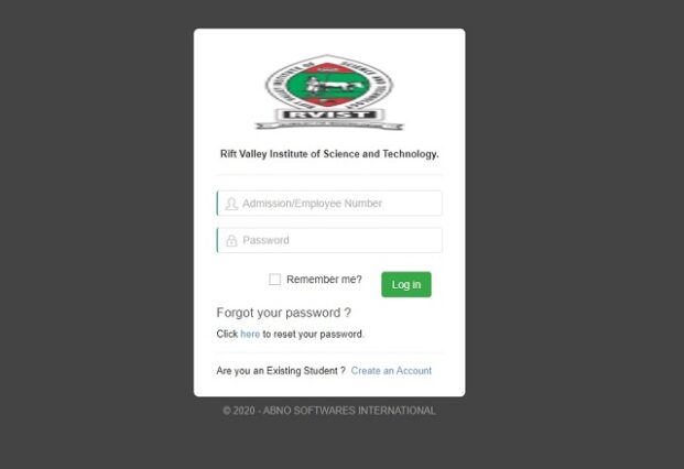 RVIST Student Portal: portal.rvist.ac.ke