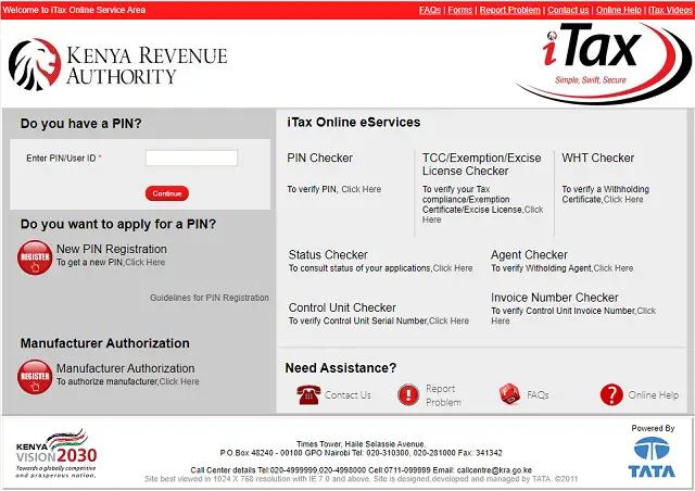 iTax Login Portal