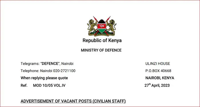 Ministry of Defence (MOD) Recruitment