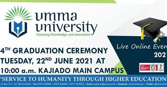 Umma University Graduation List
