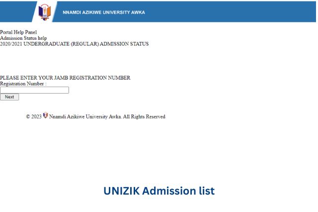 "Unveiling Nnamdi Azikiwe University Admission List and Letters"