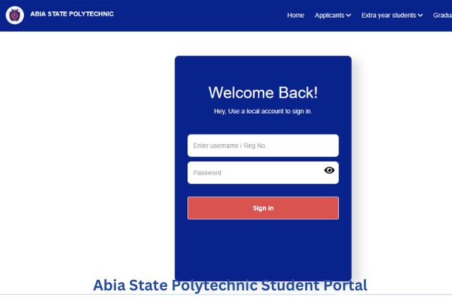 Abia State Polytechnic Student Portal