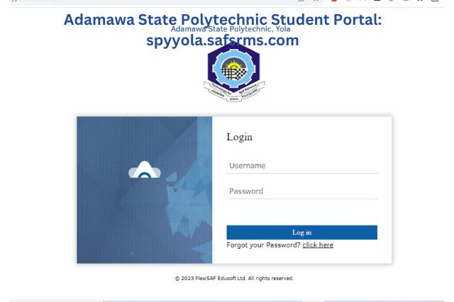 Adamawa State Polytechnic Student Portal spyyola.safsrms.com