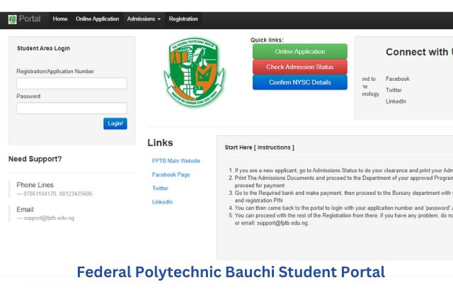 Federal Polytechnic Bauchi Student Portal