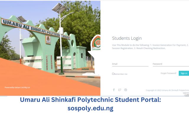 Umaru Ali Shinkafi Polytechnic Student Portal sospoly.edu.ng