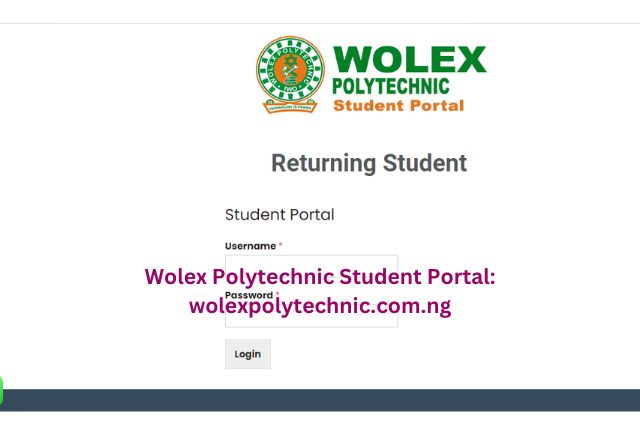 Wolex Polytechnic Student Portal wolexpolytechnic.com.ng