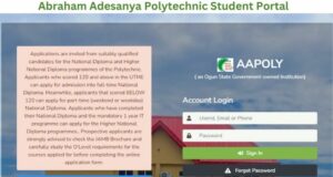 Abraham Adesanya Polytechnic Student Portal