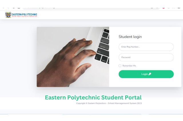 Eastern Polytechnic Student Portal