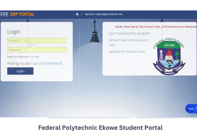 Federal Polytechnic Ekowe Student Portal