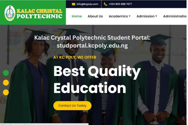 Kalac Crystal Polytechnic Student Portal studportal.kcpoly.edu.ng