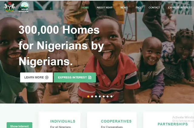 Federal Government Housing Scheme Portal