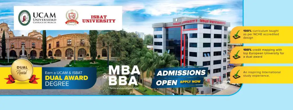 International Business Sci & Tech University, ISBAT Online Application Forms - 2019/2020 Admission