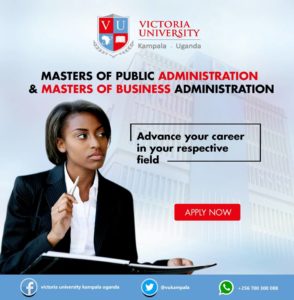 List of Postgraduate Courses Offered at Victoria University, VU Kampala: 2024