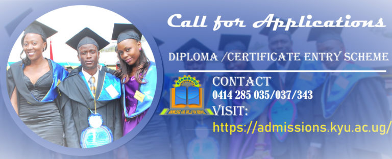Kyambogo University, KYU Diloma/Certificate Admission Forms - 2019/2020