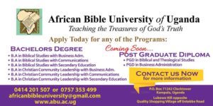 African Bible University, ABU Entrance Exams for 2024 Intakes