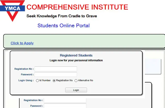 YCI Student Portal: eis.yci.ac.ug