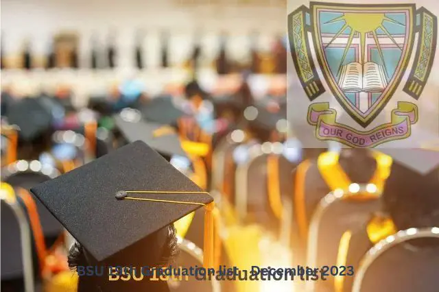 BSU 19th Graduation list - December 2023