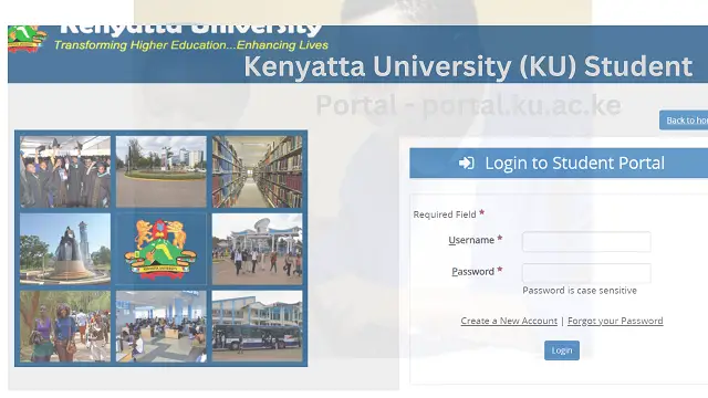 KU Student Portal Login - Portal.ku.ac.ke