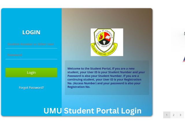 UMU Student Portal Login