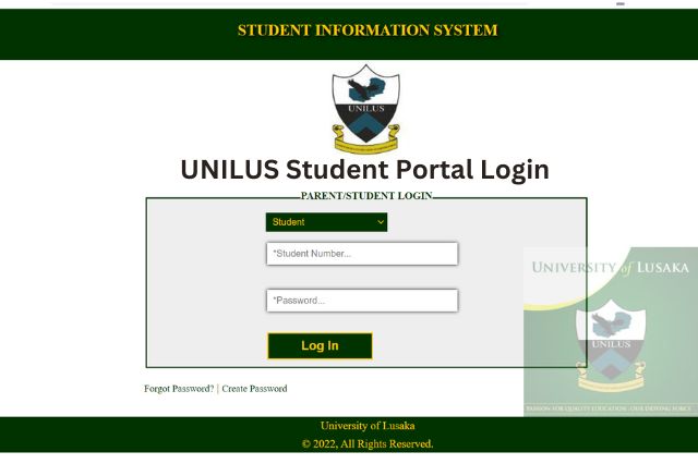 UNILUS Student Portal Login