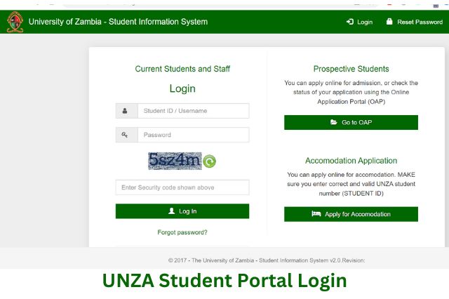 UNZA Student Portal Login