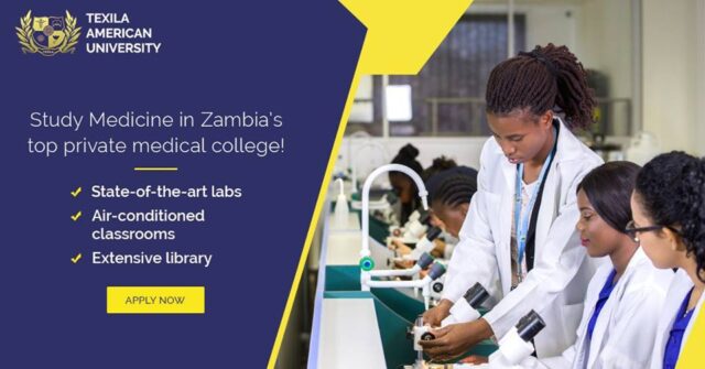 Texila American University Zambia, TAUZ Admission Requirements: 2019/2020
