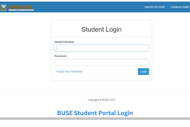 BUSE Student Portal Login