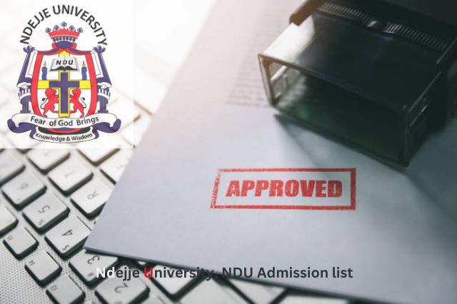 Ndejje University, NDU Admission list