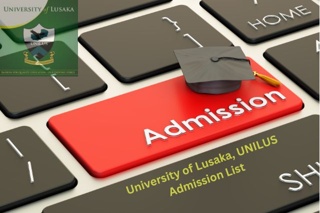 University of Lusaka, UNILUS Admission List