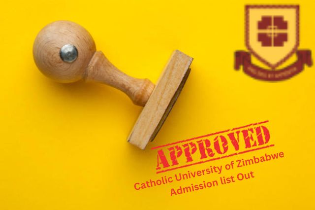 Catholic University of Zimbabwe Admission list Out
