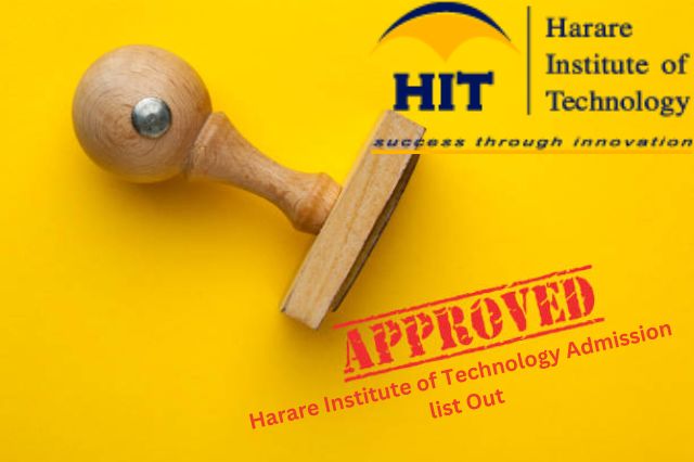 Harare Institute of Technology Admission list Out
