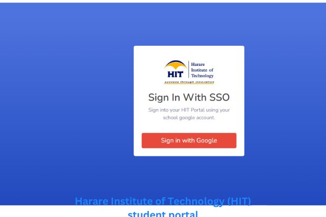Harare Institute of Technology (HIT) student portal