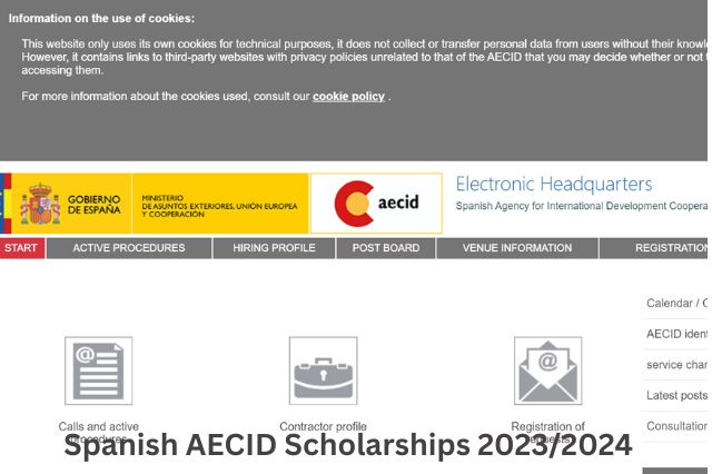 Spanish AECID Scholarships 20232024