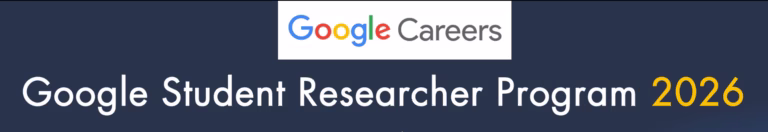 Google Student Researcher Program