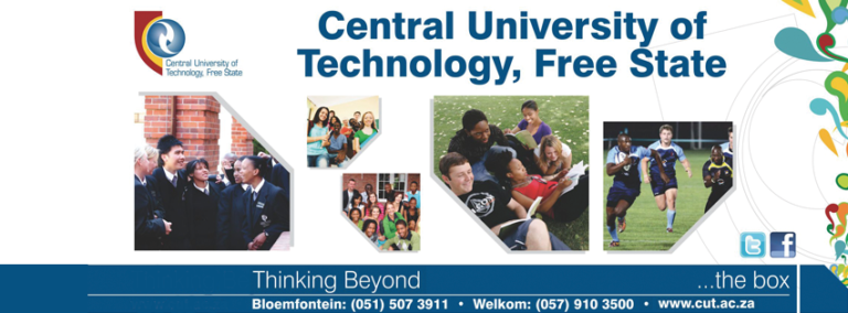 Central University of Technology, CUT Admission Requirements: 2025/2026