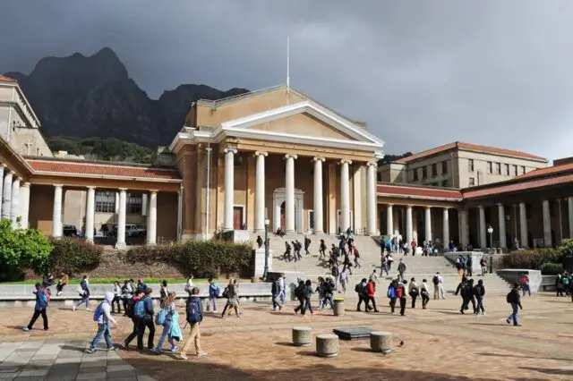 List of Courses Offered at University of Cape Town, UCT: 2024/2025