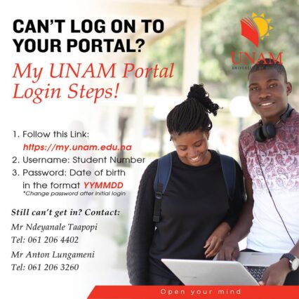 University of Namibia, UNAM Student Portal Login: my.unam.edu.na