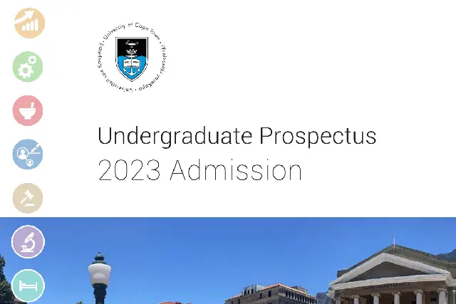 UCT Prospectus 2024/2025 for Undergraduate Studies in PDF