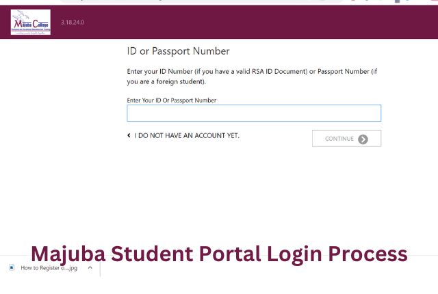 Majuba Student Portal Login Process